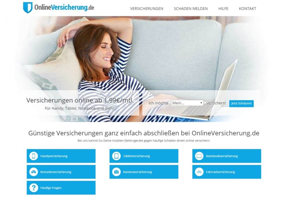 webseite von onlineversicherung.de